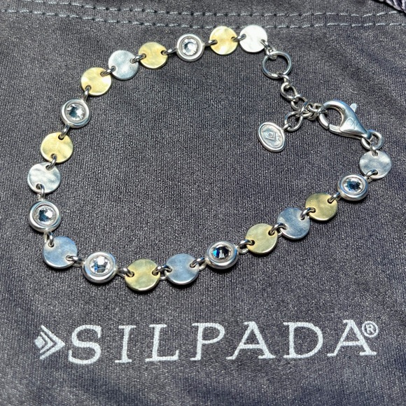 Silpada “Crystal Link” Bracelet - Picture 9 of 10